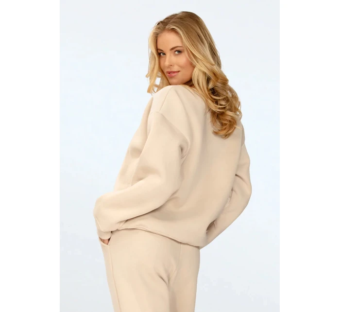 Dámska mikina Rehema beige - DKaren
