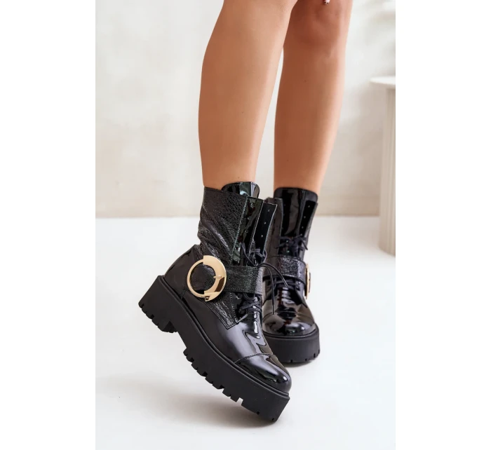 Šnurovací vyšší model 201002 Krok v štýle Šnurovací vyšší model 201002 Krok v štýle