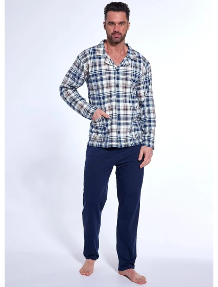Pyžamo model 21044480 délka/r 3XL5XL na zip - Cornette Pyžamo model 21044480 délka/r 3XL5XL na zip - Cornette