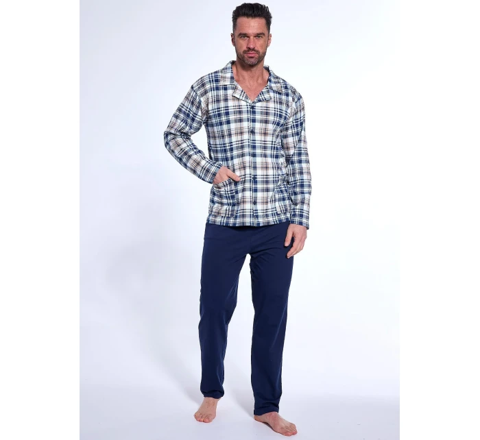 Pyžamo model 21044480 délka/r 3XL5XL na zip - Cornette Pyžamo model 21044480 délka/r 3XL5XL na zip - Cornette