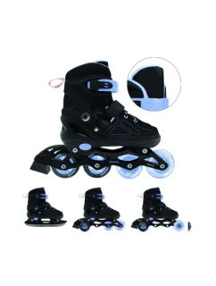 Inline korčule Spokey Quattro 4IN1 SPK-943428 veľkosť 30-33BK/VT