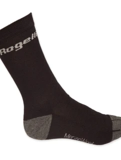 Rogelli WOOL ponožky čierne XL 44-47