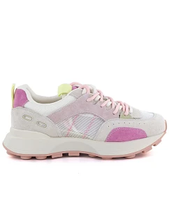 Dámske semišové kožené poltopánky ružové Vinceza 66725