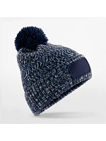 Beechfield B 331 Pletená čiapka s bambulou „Ramble Patch“ 53.0331 steel blue twist Beechfield B 331 Pletená čiapka s bambulou „Ramble Patch“ 53.0331 steel blue twist