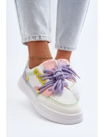 Dámské tenisky z ekokože v provedení model 21648806 - Boto Dámské tenisky z ekokože v provedení model 21648806 - Boto