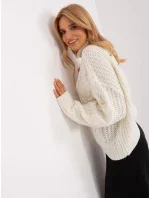 Sweter AT SW model 18900708 ecru - FPrice Sweter AT SW model 18900708 ecru - FPrice