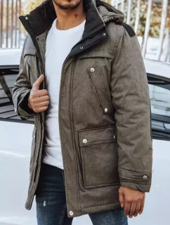 FashionStreet khaki pánska zimná bunda TX4279