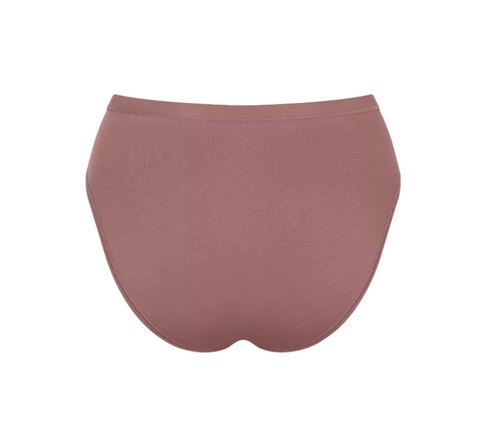 Dámske bavlnené tričko GO Daily Tai - BROWN - dark beige 1141 - SLOGGI Dámske bavlnené tričko GO Daily Tai - BROWN - dark beige 1141 - SLOGGI