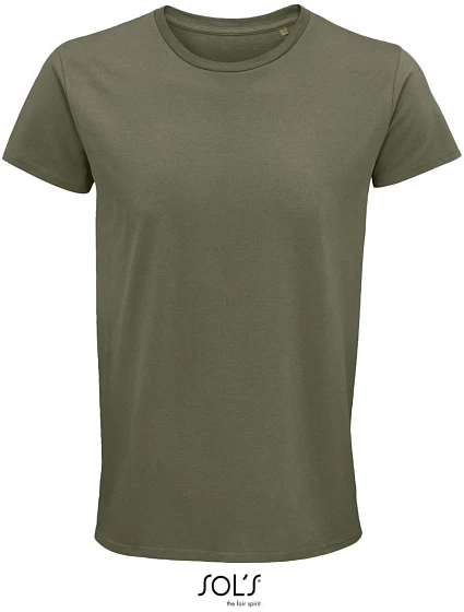 SOL'S Crusader Men Pánske tričko z bio bavlny 25.3582 khaki