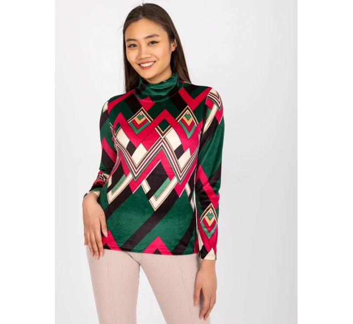 Halenka DHJ BZ tmavě zelená model 17407804 - FPrice Halenka DHJ BZ tmavě zelená model 17407804 - FPrice