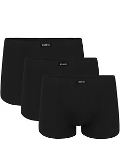 Pánske boxerky 3 pack 007 black - Atlantic