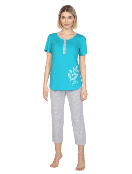Dámské pyžamo model 19584152 turquise - Regina Dámské pyžamo model 19584152 turquise - Regina