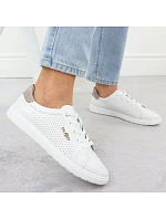 Filippo biela kožená športová obuv DP6738