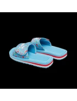 Klapky na suchý zip vícebarevné květinové modré model 21721318 - Kubota Klapky na suchý zip vícebarevné květinové modré model 21721318 - Kubota