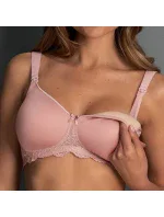 Miss Lovely podprsenka na kojení s pěnovou výztuží model 10621429 rosewood - Anita Maternity