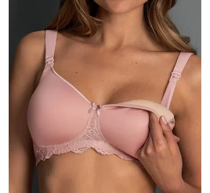 Miss Lovely podprsenka na kojení s pěnovou výztuží model 10621429 rosewood - Anita Maternity