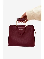 Malá kabelka z eko kůže bordó model 22111494 - Flora&Co