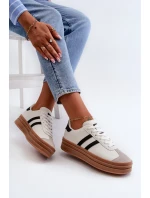 Dámske tenisky na platforme White Egelia Dámske tenisky na platforme White Egelia