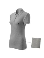 Bavlnené dámske polo tričko tmavosivé Bavlnené dámske polo tričko tmavosivé