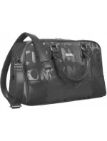 Dámská kabelka Šedá s potiskem model 18978790 - PETERSON Dámská kabelka Šedá s potiskem model 18978790 - PETERSON