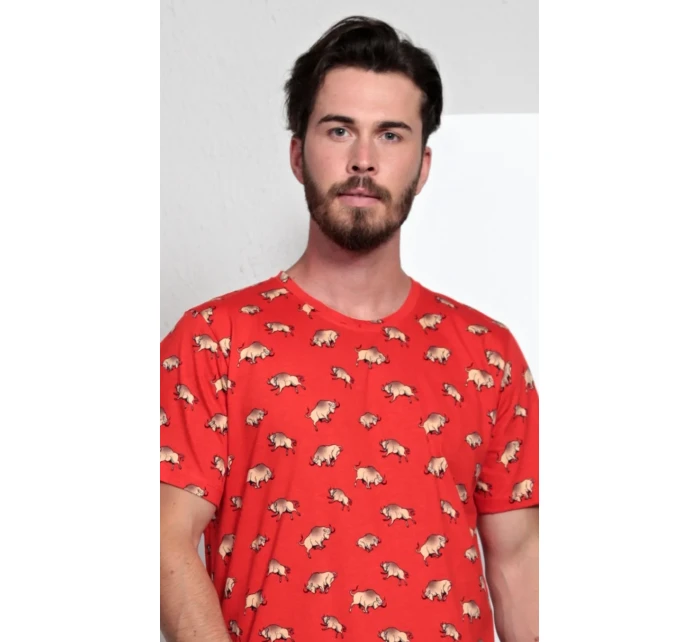 Pánske pyžamo dlhé Býk Pánske pyžamo dlhé Býk