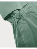 Světle zelená dámská bunda s ohrnutými rukávy model 20911378 - LHD