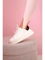 Dámské legíny s rozparkem na pas pudrově růžová model 20996926 - K-Fashion Dámské legíny s rozparkem na pas pudrově růžová model 20996926 - K-Fashion