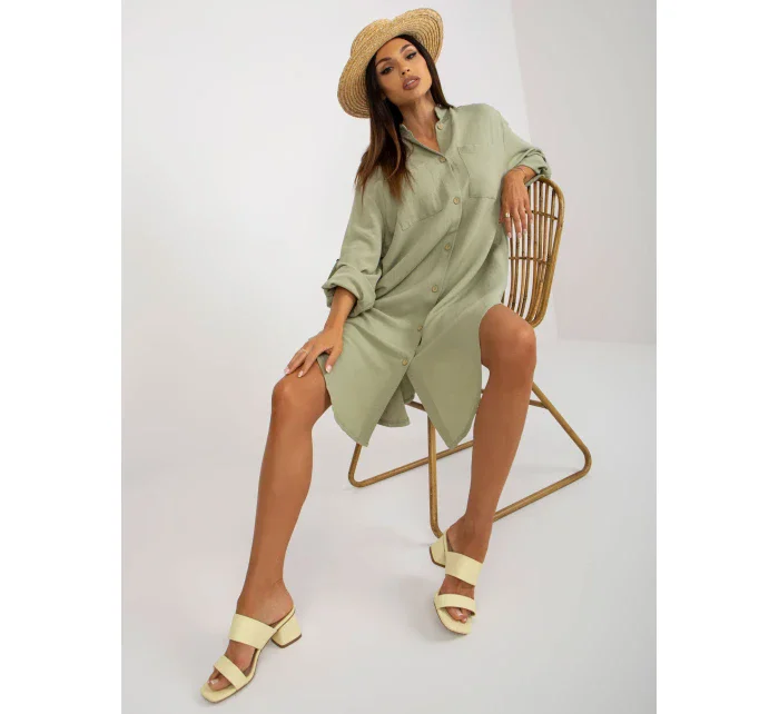 TW SK BE 199D šaty.85P pistácie TW SK BE 199D šaty.85P pistácie