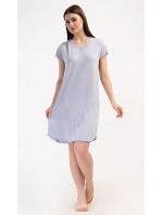 Dámska nočná košeľa s krátkym rukávom Snowflake