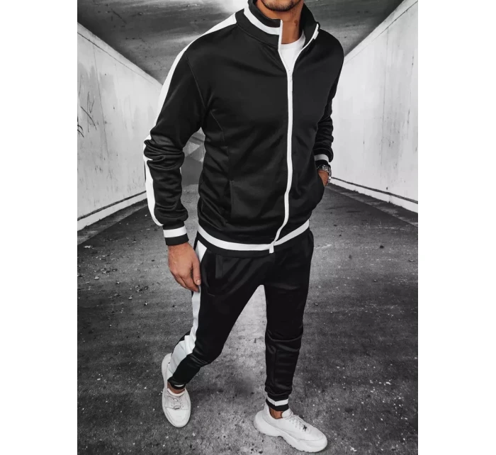 Pánská černá tepláková souprava Dstreet model 21967487 - FashionStreet Pánská černá tepláková souprava Dstreet model 21967487 - FashionStreet