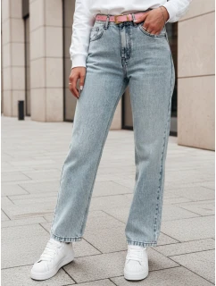Dámske džínsové nohavice mom fit MERTINE blue FashionStreet UY2503