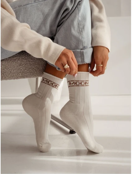 Milena ponožky 0071-009 Polovičné froté Unique 38-41