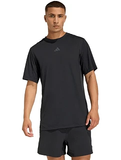 Pánské tričko adidas D4T PrimeLift 3 Stripes, černé, KE9937