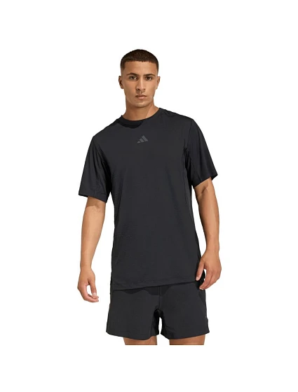 Pánske tričko adidas D4T PrimeLift 3 Stripes, čierne, KE9937 Pánske tričko adidas D4T PrimeLift 3 Stripes, čierne, KE9937