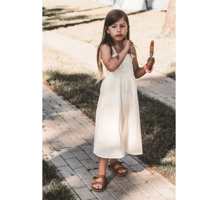 Sandałki Dziecięce Na Korkowej Platformie Zapinane Na Rzep Camel Rorria