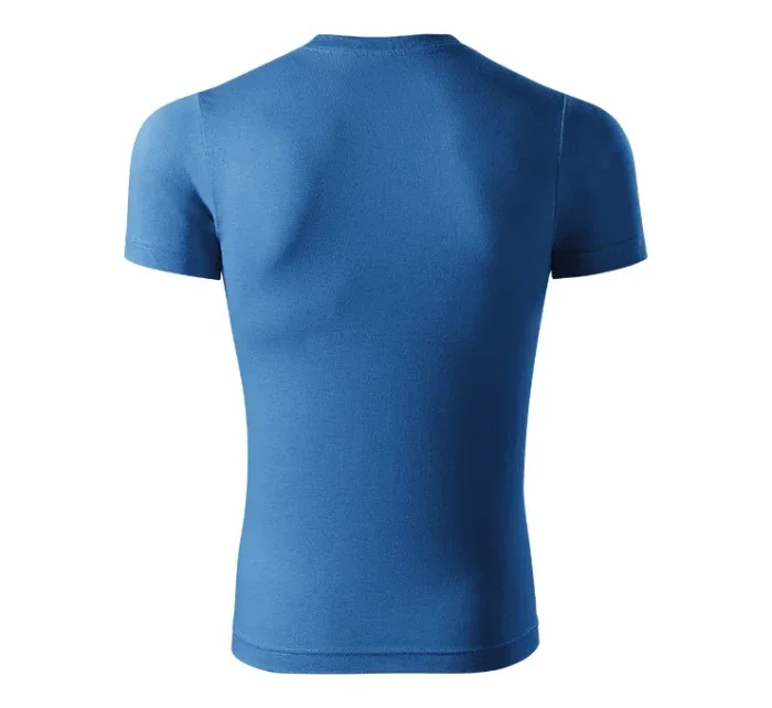 Maľované tričko unisex azúrovo modré