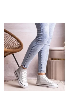 Tenisky  model stříbrné Solea model 21935237 - SWEET SHOES