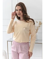 3617 DÁMSKE DLHÉ PYŽAMO MARIGOLD S–XL