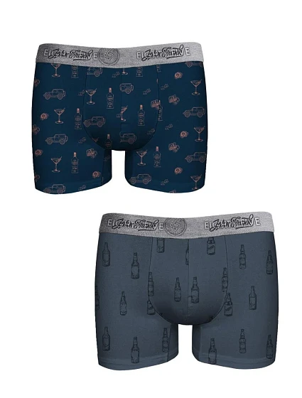 Pánske boxerky John Frank JF2BEF40 2PACK Pánske boxerky John Frank JF2BEF40 2PACK