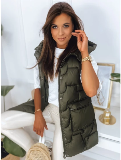 Dámská vesta zelená Dstreet model 21964784 - FashionStreet