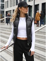 przejściowa kamizelka damska z czarna model 22305430 - FashionStreet przejściowa kamizelka damska z czarna model 22305430 - FashionStreet
