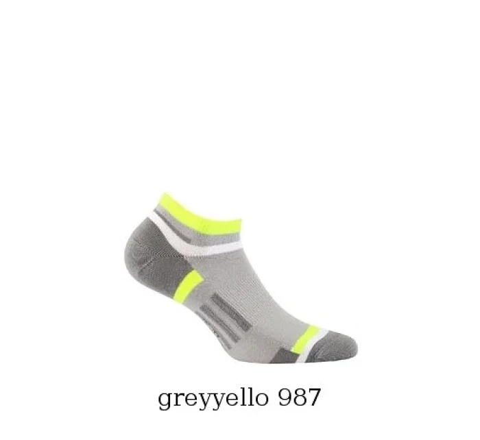 Pánske členkové ponožky Wola Sportive W91.1N3 Ag + vzor