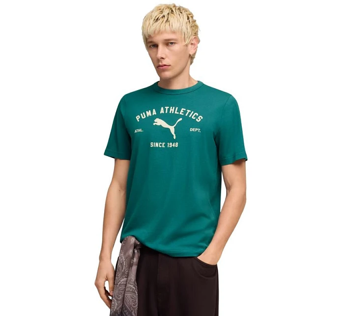Pánske tričko Puma Class Graphic Tee green 692226 41 pánske