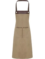 Premier PR 123 Zásterka s náprsenkou „Espresso“ 39.0123 khaki/hnedá Premier PR 123 Zásterka s náprsenkou „Espresso“ 39.0123 khaki/hnedá