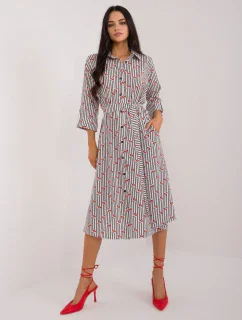 Šaty LK SK 509673 1.41X biela a čierna