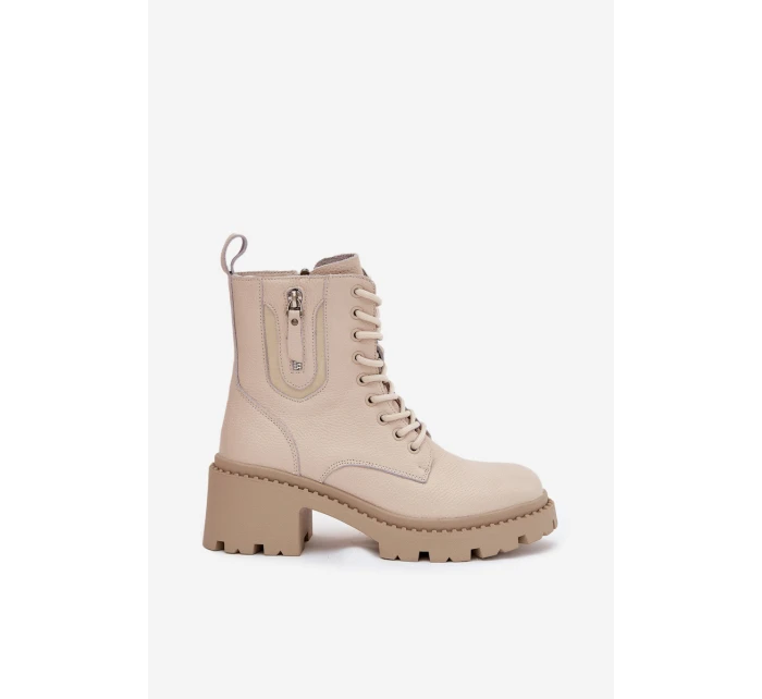 Dámske členkové topánky Vinceza so zateplením - béžové Dámske členkové topánky Vinceza so zateplením - béžové