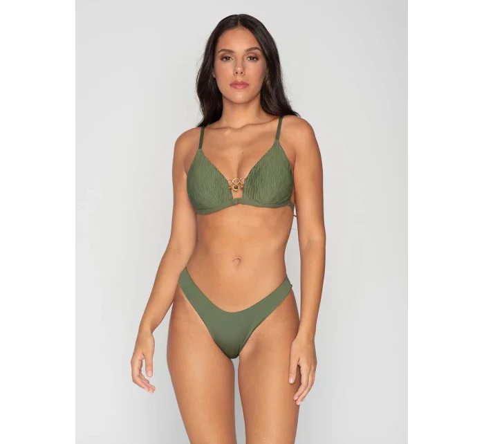 Vrchný diel plaviek - 93793 - Scarlet - khaki - Luna