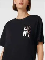Dámská noční košile model 18201497 001 černá - DKNY Dámská noční košile model 18201497 001 černá - DKNY