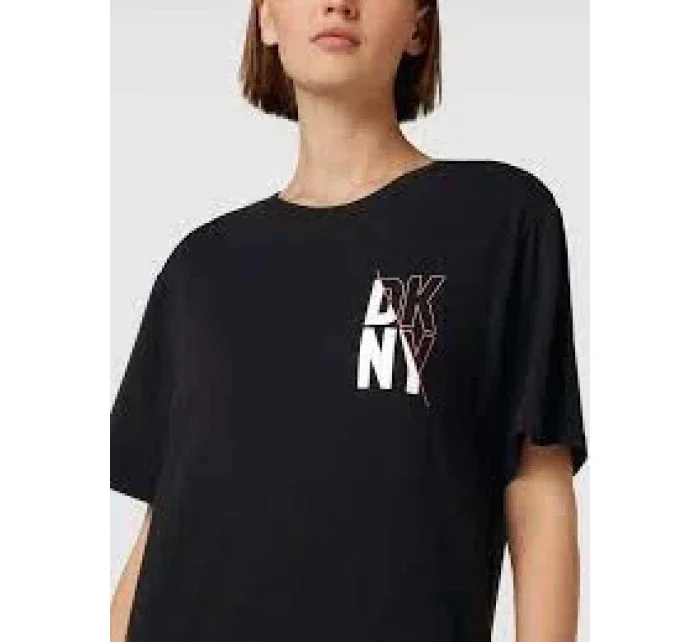 Dámská noční košile model 18201497 001 černá - DKNY Dámská noční košile model 18201497 001 černá - DKNY