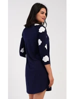 Dámske domáce šaty s trojštvrťovými rukávmi Medveď na obláčiku Dámske domáce šaty s trojštvrťovými rukávmi Medveď na obláčiku